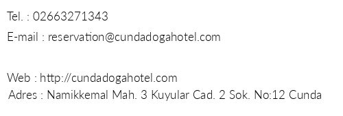 Cunda Doa Hotel telefon numaralar, faks, e-mail, posta adresi ve iletiim bilgileri